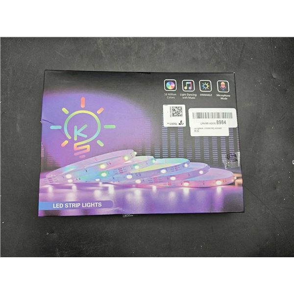 Keepsmile 100ft Led Strip Lights (2 Rolls of 50ft)Bluetooth Smart App Music Sync