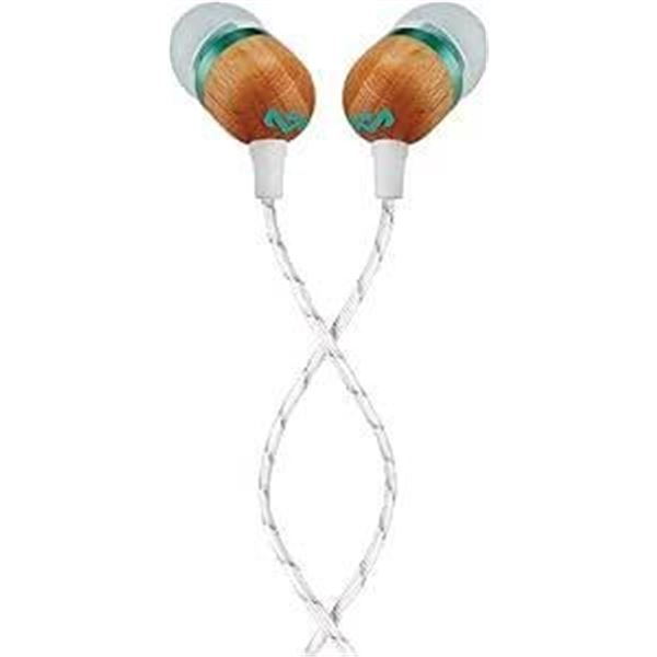 House of Marley | Smile Jamaica Wired in-Ear Headphones - in-line Microphone with 1-Button Remote | 