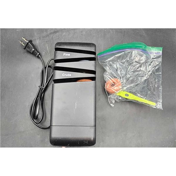 Electric Knife Sharpener with extra Sharpening Stone Wheel