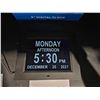 Image 2 : 8" Easy Top read Digital Wall Clock and Calander