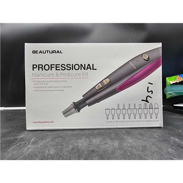 Beautural Professional Electric Manicure & Pedicure Kit