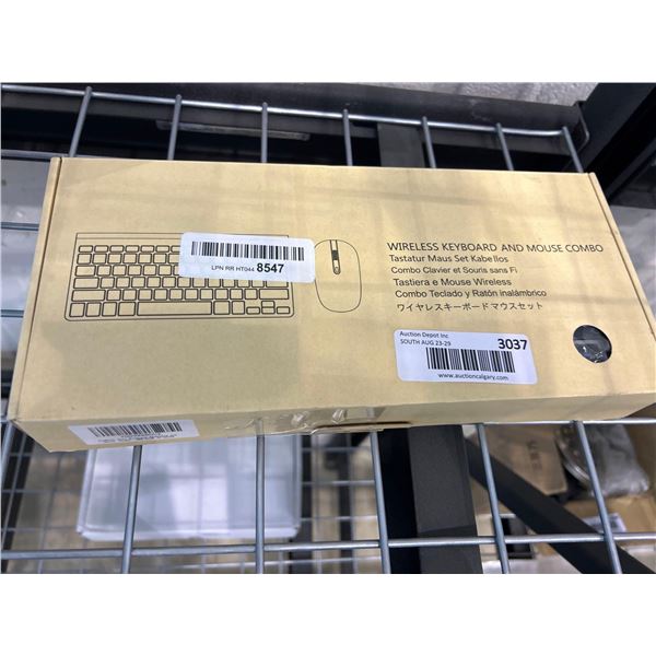 Wireless keyboard and mouse combo