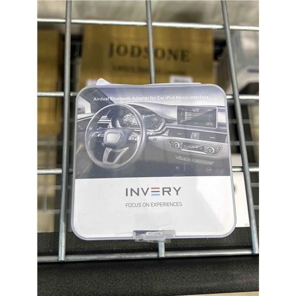 Invery Airdual Bluetooth adapter for car ipod music interface