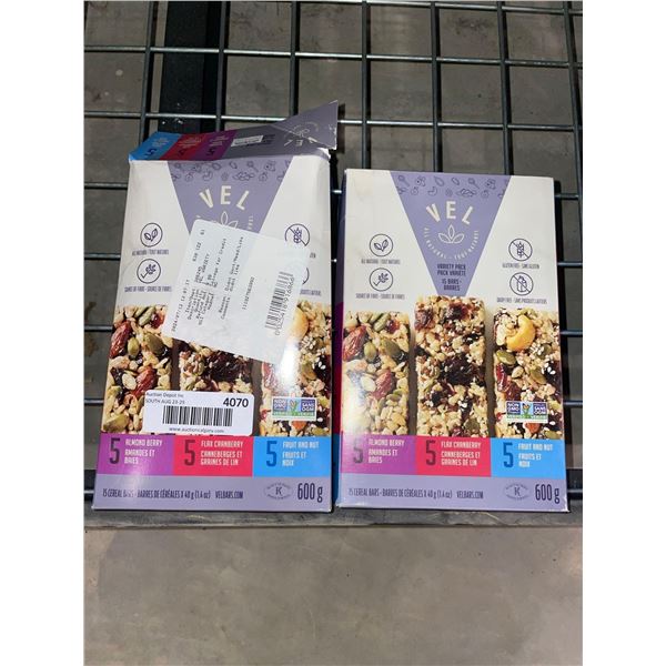 Vel Variety Pack Cereal Bars 30 x 40g