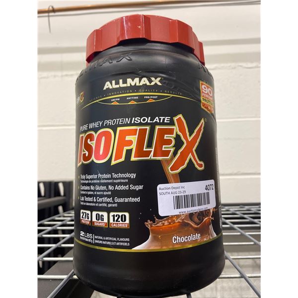 All Max Pure Whey Protein Isolate 2lbs Chocolate