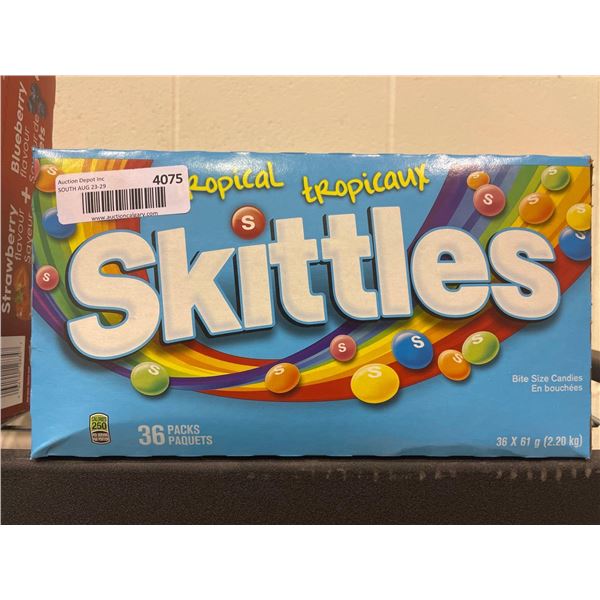 Tropical Skittles Bite Size Candy 36 x 61g
