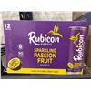 Image 1 : Rubicon Exotic Sparkling Passion Fruit Beverage 12 x 355ml