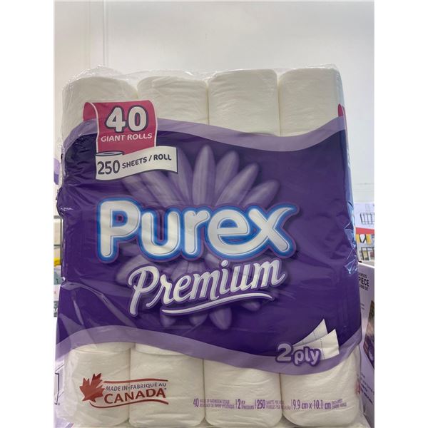 Purex Premium 2 Ply Toilet Paper 40 Rolls