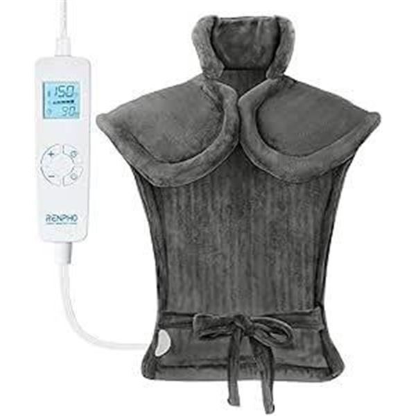 RENPHO Electric Heating Pad for Back, Birthday Gifts for Women Men Mom Dad, 24"x33" Weighted Heat Pa