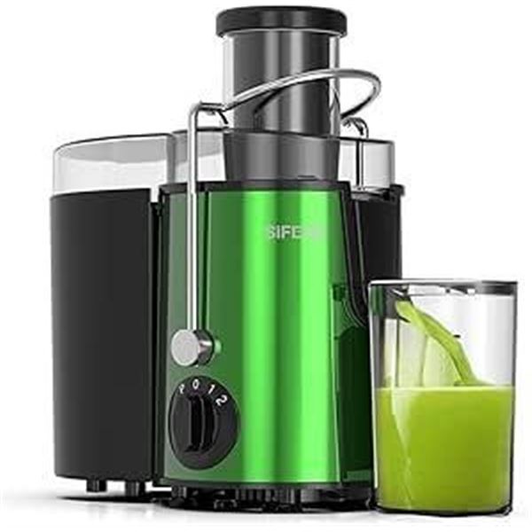 SiFENE Juicer Machine, Quick Juicer Extractor Maker, 3" Big Mouth for Whole Veggies & Fruits, Easy t
