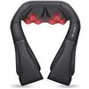 Image 1 : Comfier Shiatsu Neck and Back Massager- 3D Deep Kneading Massage Pillow with Heat, Shoulder Massager