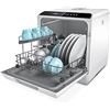 Image 1 : Hermitlux Countertop Dishwasher, 5 Washing Programs Portable Dishwasher With 5-Liter Built-in Water 