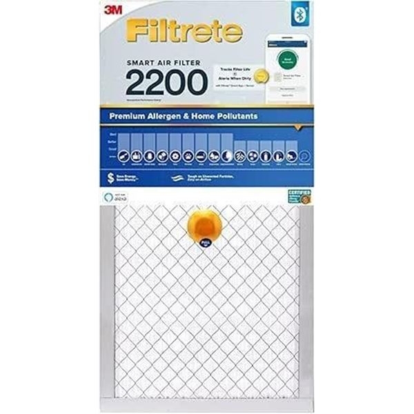Filtrete 14x25x1, Smart Replenishable AC Furnace Air Filter, MPR 2200, Premium Allergen & Home Pollu