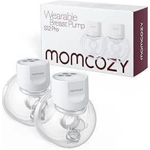 Momcozy Hands-Free Breast Pump S12 Pro Wearable, Double Wireless Pump with Comfortable DoubleFit Fla