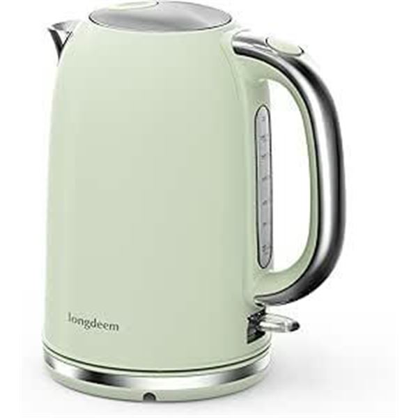 LONGDEEM Electric Tea Kettle, 1.7L Stainless Steel Water Boiler & Heater, 1500 Watts for Fast Boilin