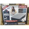 Image 2 : INTEX 64411ED Dura-Beam Deluxe Comfort-Plush Elevated Air Mattress: Fiber-Tech – Twin Size 