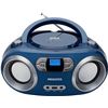 Image 1 : MEGATEK Portable CD Player Boombox with FM Radio, Bluetooth, and USB Port | Clear Stereo Sound | CD-