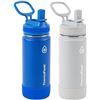 Image 1 : ThermoFlask Double Wall Vacuum Insulated Stainless Steel Water Bottles, 0.5 Liter / 16 Ounce, Bluebe