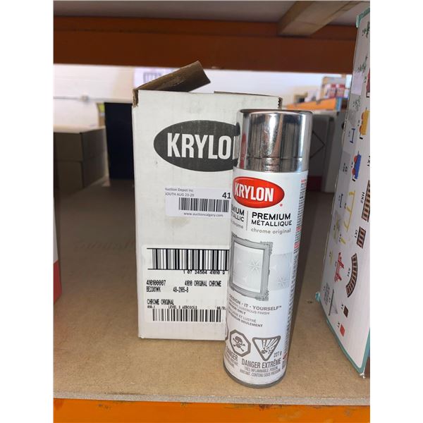 Krylon Premium Metallic Original Chrome 6 x 227g