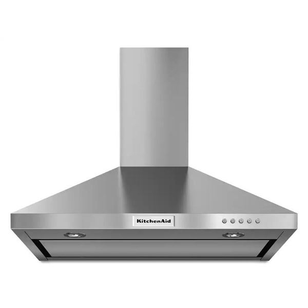 KitchenAid KVWC906KSS Range Hood, 36 inch Exterior Width, Canopy, 4, 585 / 1170 CFM, LED, 4, Stainle