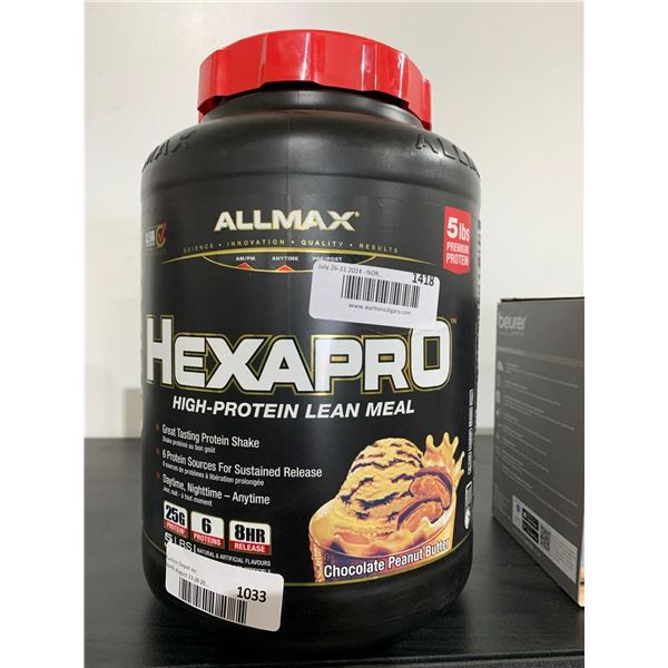 AllMax Hexa Pro High Protein Lean Meal - Chocolate Peanut Butter 5Lbs