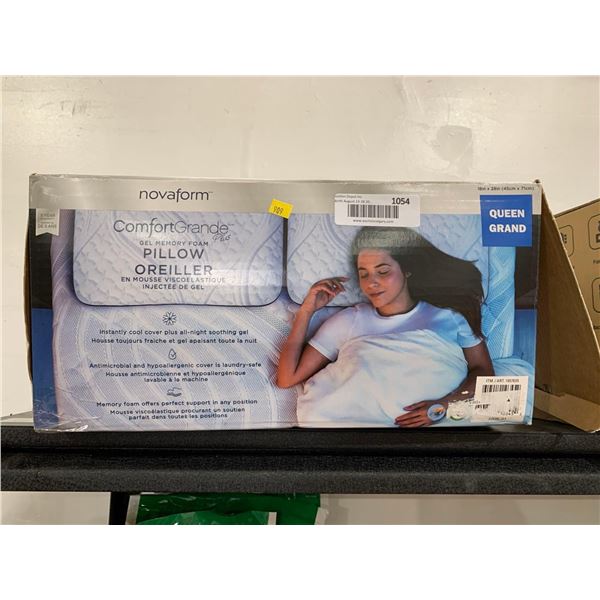 Novaform Comfort Grande Gel Memory Foam Pillow _ Standard Queen Size
