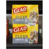 Image 1 : Clear Easy Tie Garbage Bags, 30 x 33 in, 30-Pack - Made in Canada - Lot of 2