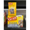 Image 2 : Clear Easy Tie Garbage Bags, 30 x 33 in, 30-Pack - Made in Canada - Lot of 2