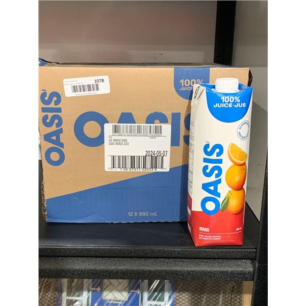 Oasis Orange Juice 12x960ml