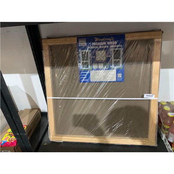 Woodcraft Screen Tight Premium Wood Screen Door Insert