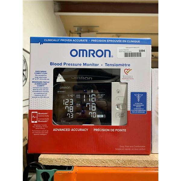 Omron BP7455CAN Blood Pressure Monitor with Bluetooth & Upper Arm Easy-Wrap Comfit Cuff