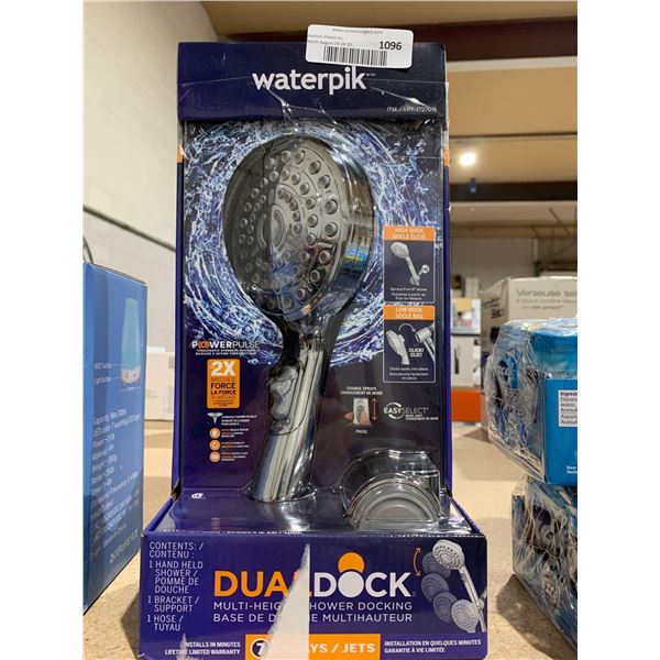 WATERPIK DUALDOCK MASSAGING MULTI-SPRAY SHOWERHEAD