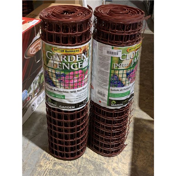 Better Barriers Garden Fence 2' x 25' Lot of 2