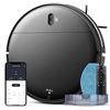 Image 1 : Robot Vacuum and Mop Combo, 2 in 1 Mopping Robot Vacuum Cleaner with Schedule, Wi-Fi/App, 1400Pa Max
