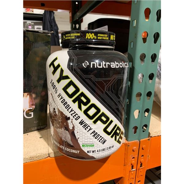 Nutrabolics Hydropure 100% Hydrolyzed Whey Protein Chocolate Coconut 2.05kg
