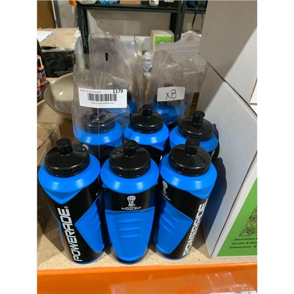 Powerade Water Bottles Russia 2018 World Cup Lot of 8