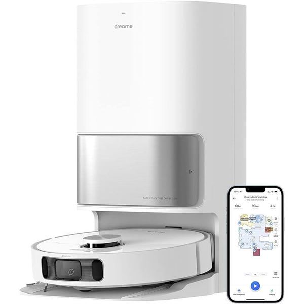 Dreametech Z10 Pro Robot Vacuum with Automatic Dirt Disposal-Empties Itself for 65 Days, LiDAR Navig