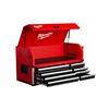 Image 1 : Milwaukee Tool 46-inch High Capacity Industrial 8-Drawer Steel Tool Storage Chest in Red