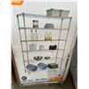 Image 2 : HDX Metal Wire 6 shelf metro style storage Unit 48 x 18 x 72 inches