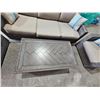 Image 5 : Wicker Patio Conversation Suite 4 pce with cushions Display Model