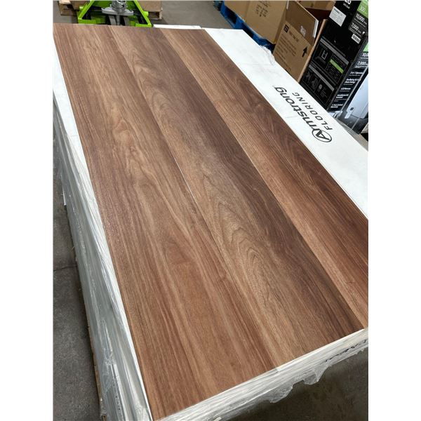 Armstrong Unleashed LVT Plank Flooring Chesterfield Walnut,  5 mm (22.86 SQ FT) CASE LOT