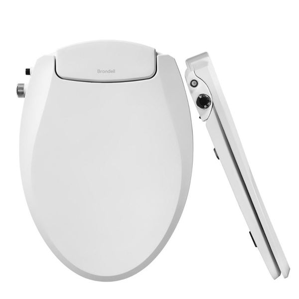 Brondell EcoSoft S101 Non-Electric Bidet Toilet Seat Ambient Temperature