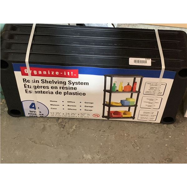 Organize-It! Resin Shelving System 4 Levels