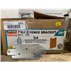 Image 1 : Simpson Strong Tie FBFZ Fence Bracket 2x4 100ct