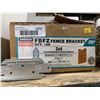 Image 2 : Simpson Strong Tie FBFZ Fence Bracket 2x4 100ct