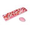 Image 1 : Mofii Sweet Keyboard Mouse Combo Mixed Color 2.4G Wireless Keyboard Mouse Set Circular Suspension Ke