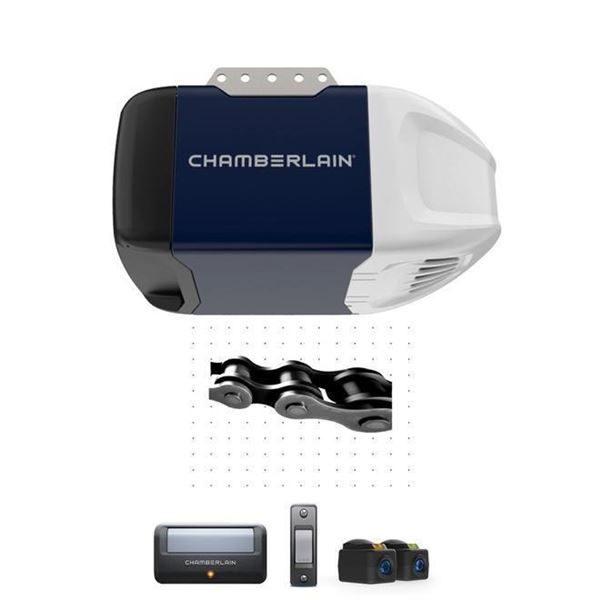 Chamberlain Garage Door Opener with 1/2 HP Chain-Driven Motor