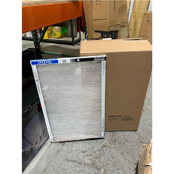 DustStop 16 x 25 x 1 FBRGL Air Filter Lot of 12