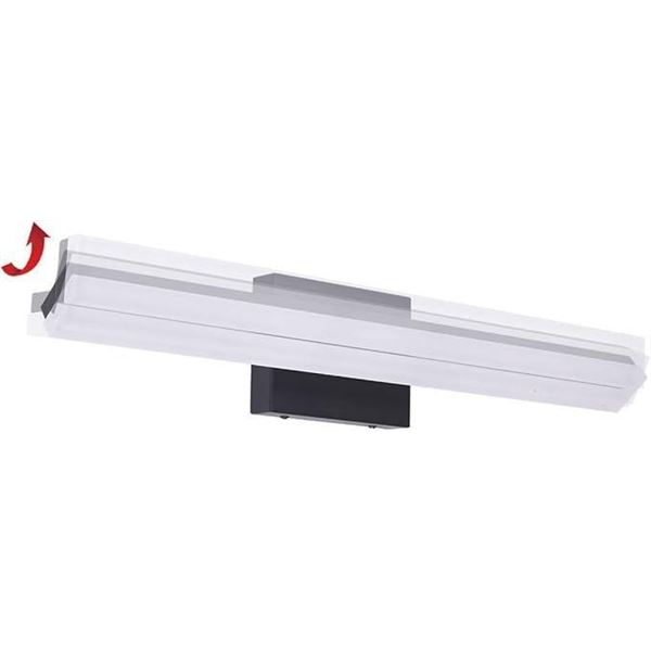 mirrea Modern LED Vanity Light for Bathroom Lighting Dimmable Black Painted (Cold White 5000k, 24 in