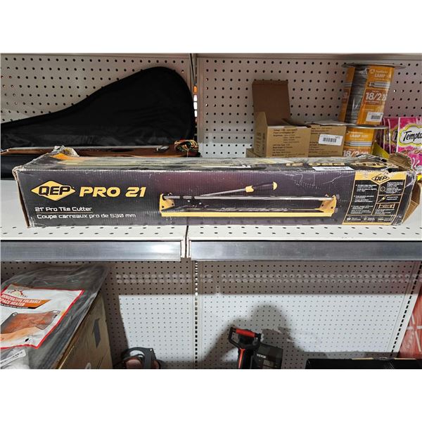 QEP 21" Pro Tile Cutter Powder Coated Steel Extra Reinforcement Adjustable 21"